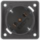 Berker 841852525 SCHUKO socket outlet 45° Integro inserts anthracite, matt