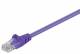 Goobay 95216 CAT 5e Patchkabel, U/UTP, Violett - CCA Kupfergemisch