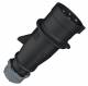 Mennekes 265 plug 32A 500V 4-pin, with cable sleeve