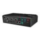 ADVANTECH UBX-210K-BEU00 UBX-210K, USB, USB-C, poweredUSB, RS232, BT, Ethernet, WLAN, 10 IoT Enterprise, schwarz, rot
