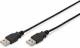 Digitus AK-300101-018-S ASSMANN USB 2.0 Kabel Typ A 1.8m USB 2.0 konform sw.