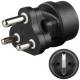 Goobay 95412 Netzadapter - Schukobuchse (Typ F, CEE 7/4) > Südafrika Stecker (Typ M, BS 546, 15-A)