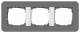 GIRA 0213413 Abdeckrahmen 3f E3 Dklgrau/Reinweiß