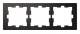 Merten MEG4030-6534 D-Life Rahmen 3fach Anthrazit