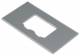 Hager GTVDM032 mounting plate data 2-f, RJ45 19,5 x14, 85