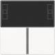 Jung A4093TSASWM KNX button set for comfort controller
