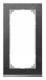 Merten MEG4025-3669 M-Pure Decor-Rahmen 2fach ohne Mittelsteg Schiefer/aluminium