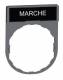Schneider Electric ZBY2103C0 Schneider sign holder 30x40mm, with MARCHE sign
