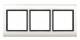 Merten 400344 AQUADESIGN-Rahmen 3fach weiß