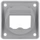Berker 845582507 support plate F.2, BTR- / E-DAT modules Integro, shiny