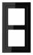 Jung LSD982SW Rahmen 2fach LS/FD-design schwarz