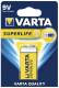 9 Volt Block VARTA ''Superlife'' Zink-Chlorid, 9V, 1er-Blister