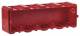 Berker 18720040 housing 4-fold flush-mounted red