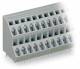 WAGO 736-116 Doppelstock-Klemmenleiste für Leiterplatten 0,08-2,5 qmm grau