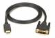 BlackBox EVHDMI02T-001M HDMI zu DVI Adapterkabel, PVC, St/St, 1m