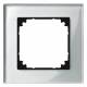 Merten 489160 M-PLAN-Echtglasrahmen 1f Diamantsilber