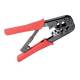 Fixpoint 77146 Crimping tool for modular connectors - including cable cutter and stripper.