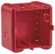 Berker 18720010 housing 1-gang flush-mounted red