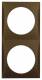 Berker 918262511 Rahmen 2fach Integro Flow braun,matt