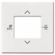Busch Jaeger 2CKA006155A0044 BJ 6109/03-84 Central disc for room temperature controller /CO2 studio white, KNX
