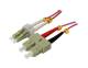 Fiber optic 2-fiber patch kit. 5mtr.LC-SC, 50/125um,OM4, AD=2mm, Synergy 21