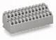 WAGO 250-712 Doppelstock-Klemmenleiste für Leiterplatten 0,5-1,5(0,5) qmm grau