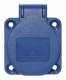 Built-in safety socket Legrand 57670, 16A blue