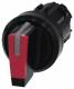 Siemens 3SU10022BL200AA0 toggle switch illuminated 22mm round red