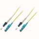 LWL-2-Faser-Patchk. 5mtr.E2000(Geradschliff)-LC, 9/125u