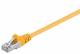 Goobay 68065 CAT 5e Patchkabel, SF/UTP, Gelb - CCA Kupfergemisch
