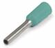 RED Aderendhülsen DIN 46228 Teil 4 0,34qmm 6mm isoliert türkis