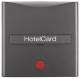 Berker 16401606 Hotelcard-Schaltaufsatz mit Aufdruck und roter Linse B.1/B.3/B.7