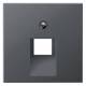 JUNG A569-1BFPLUAANM cover f.IAE / UAE, junction box Serie A anthracite matt