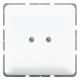 Jung CD561BWW Blind cover plate with support ring, screw, CD 561B WW alpine white