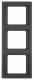 Berker 13337006 Rahmen 3fach K.1 anthrazit,matt