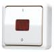 Jung 602KOAWW AP Kontrollausschalter 2-pole, 602 A WW KO alpine white