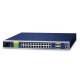 PLANET Industrial 24-Port 10/100/1000Mbps with 4 Shared SFP