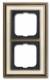 Busch Jaeger 2CKA001754A4654 BJ 1722-848 cover frame, MS antique ivory white, Busch-dynasty frame