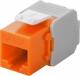 Goobay 90690 CAT 6a KeyStone RJ45 Jack, unshielded, 500MHz -
