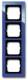 Busch Jaeger 2CKA001754A4354 BJ 1724-288 Cover frame 4f Busch-axcent blue
