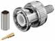 Goobay 11333 BNC-Crimpstecker - für RG 58/U Kabel mit Goldpin
