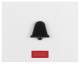Berker 16517209 Rocker with red lens , K.1 polar white bell abt.Symbol