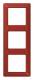Jung AS583BFRT Rahmen 3fach bruchsicher Serie AS rot