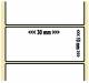 OEM-Factory Labels - Transfer 30 x 10mm, perm, K40.