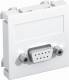 OBO Bettermann 6104634 MTG-S DB9 RW1 multimedia carrier, D-Sub 9 socket m.Schraub 45x45mm RWs