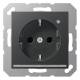 Jung A1520-OANMLNW SCHUKO socket with LED light