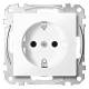 Merten MEG2400-0325 Socket outlet BRS, SK aktivwhite glossy System M
