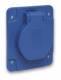 Schneider Electric PKS62B shockproof socket ,, blue, 65x85mm, IP54