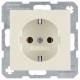 Berker 47438982 Schuko socket 4743 89 82 white, glossy