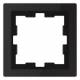 Merten MEG4010-6503 D-Life Glas Rahmen 1fach Onyxschwarz
